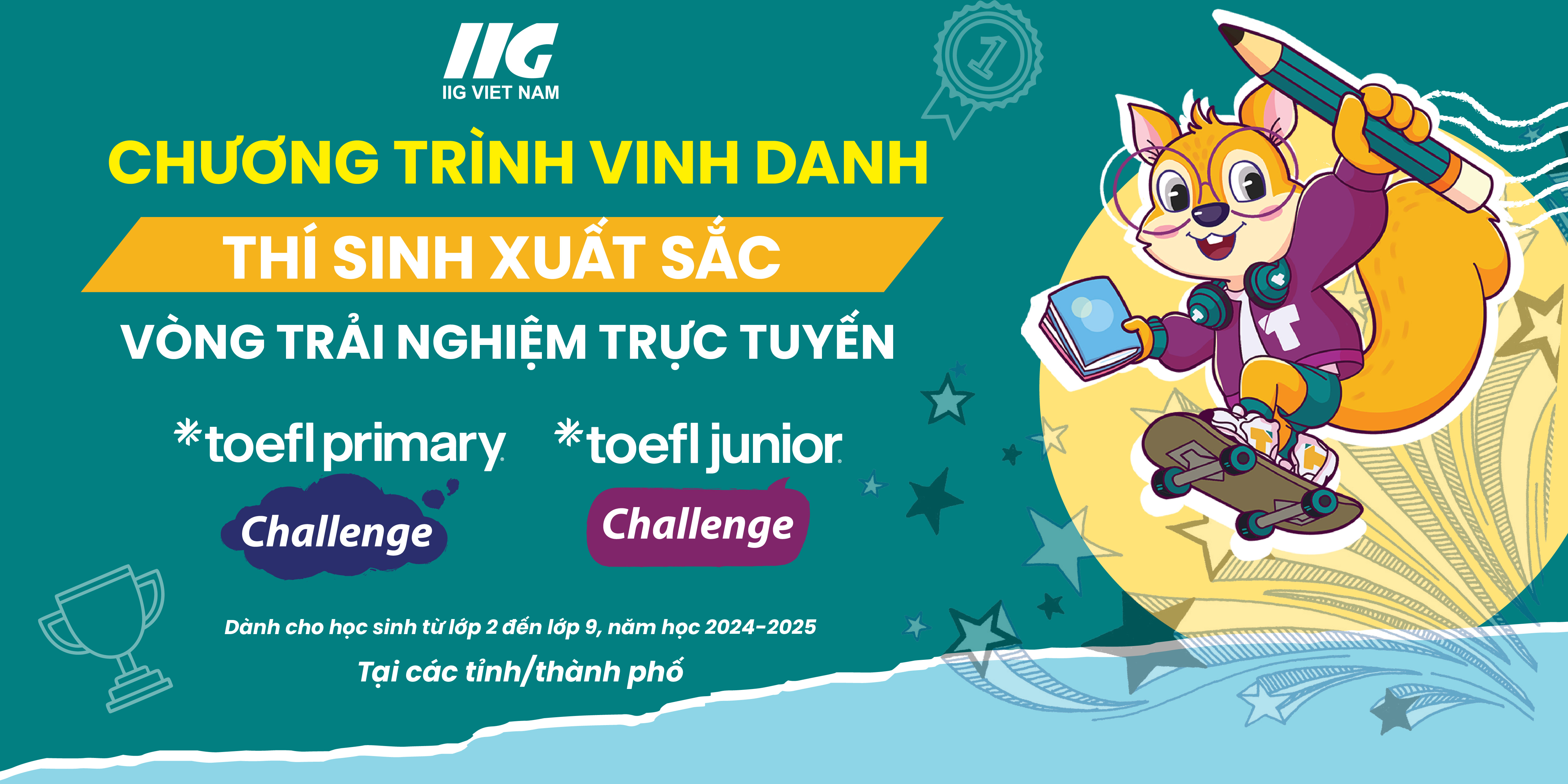 Vinh danh thí sinh xuất sắc tại Vòng trải nghiệm trực tuyến TOEFL Challenge 